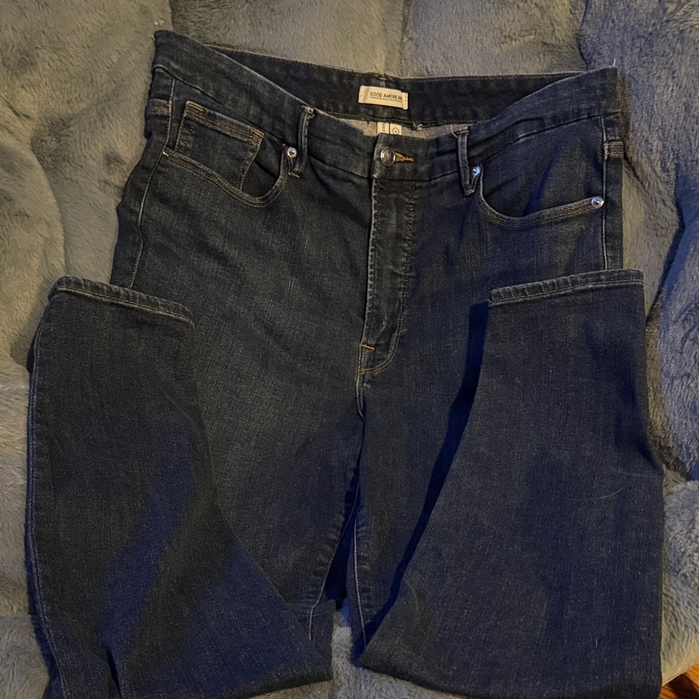 Good American Dark Blue Women's Jeans Size 16